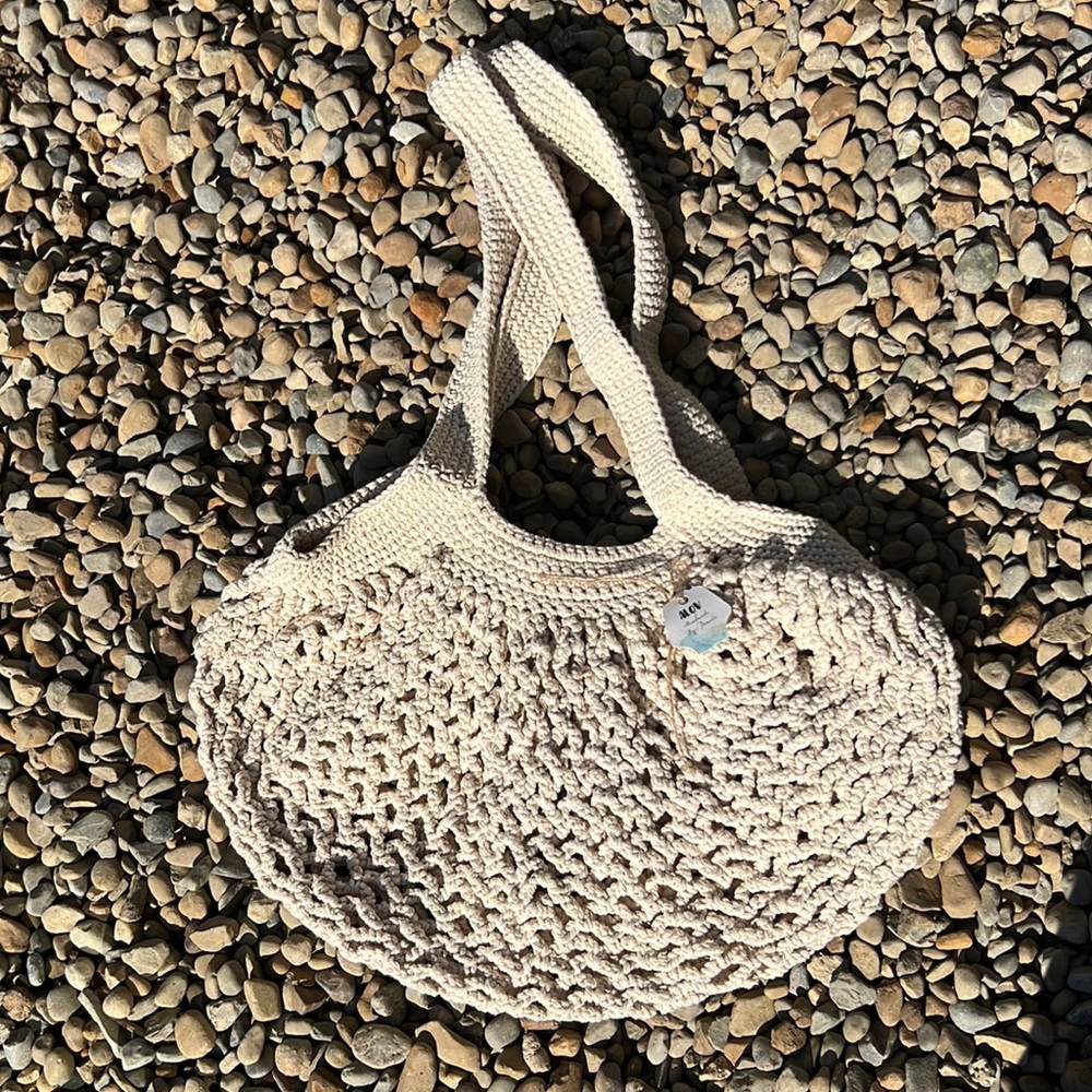 💯 organic macramé Bag